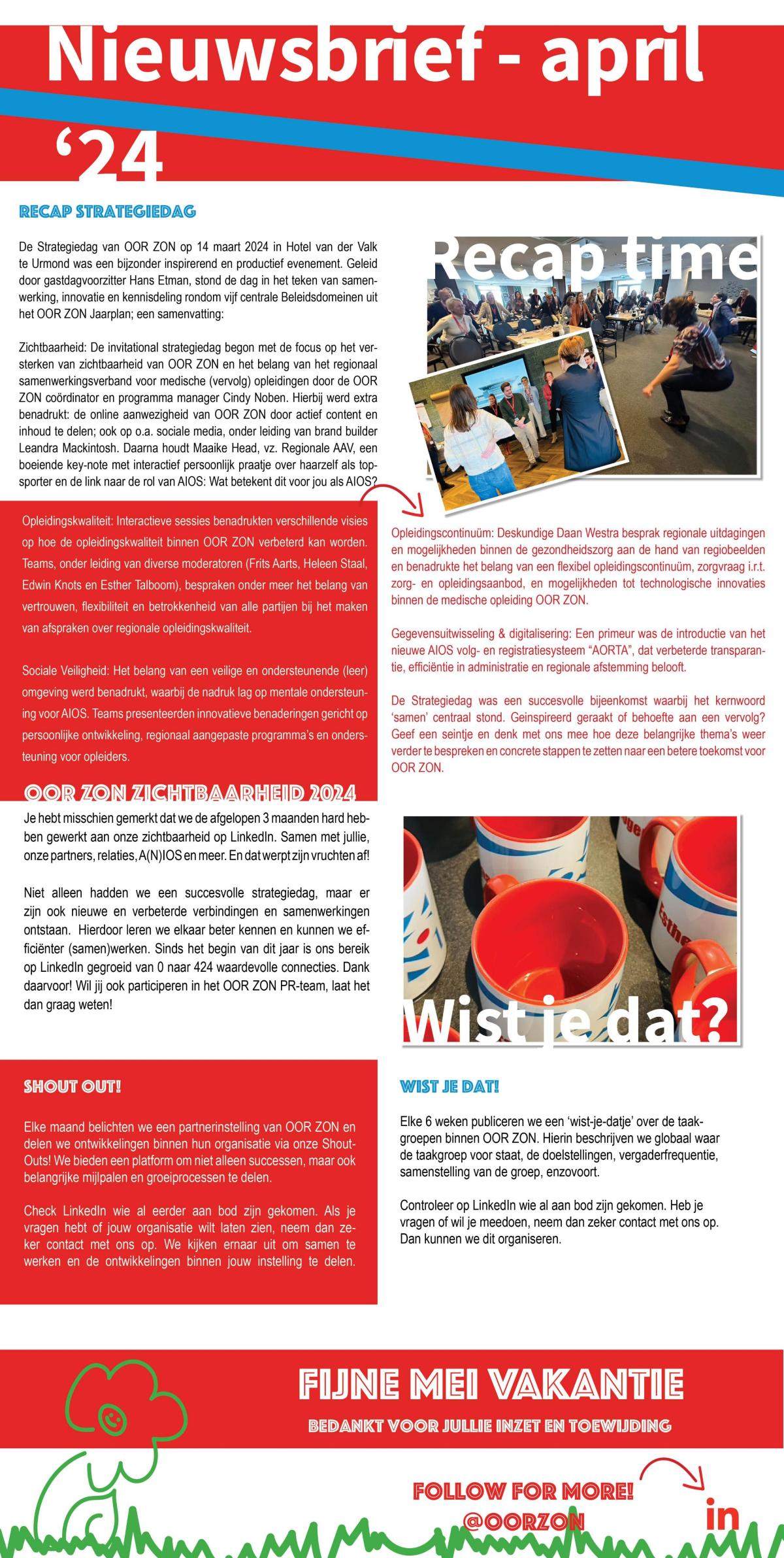 Nieuwsbrief april 2024